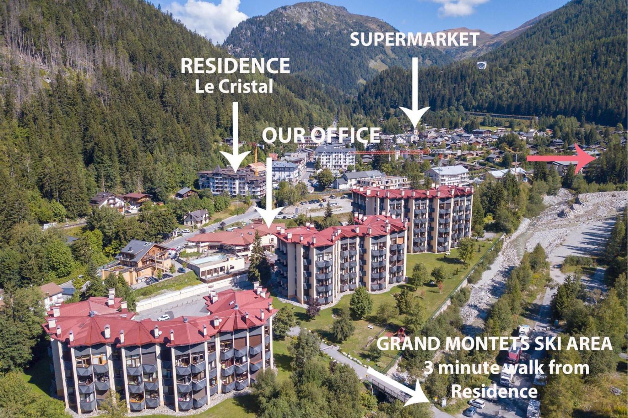 Residence Le Cristal - Grands Montets 8 - Happy Rentals Шамоні Екстер'єр фото